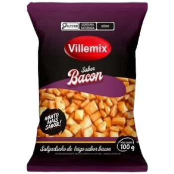 SALGADINHO VILLEMIX BACON 100G