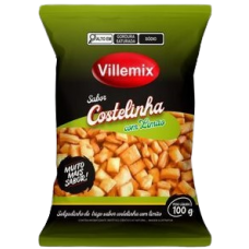 SALGADINHO VILLEMIX COSTELINHA C/ LIMÃO 100G