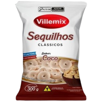 SEQUILHOS VILLEMIX CLASSICOS COCO 300G