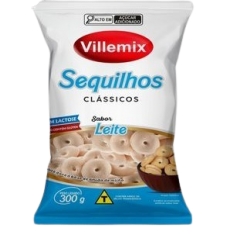 SEQUILHOS VILLEMIX CLASSICOS LEITE 300G