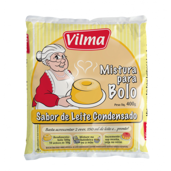 MISTURA PARA BOLO VILMA LEITE COND.400G