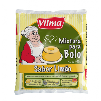 MISTURA PARA BOLO VILMA LIMAO 400G