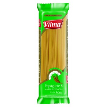 MACARRAO VILMA ESPAGUETE N 8 500G