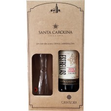 KIT VINHO CHILENO ESTRELLAS MINI DECANTER 750 ML