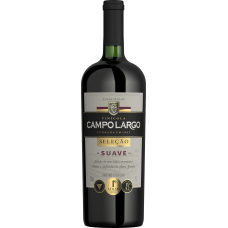 VINHO CAMPO LARGO SELECAO TINTO SUAVE 1 LT