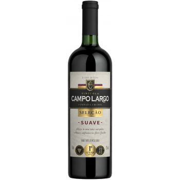 VINHO CAMPO LARGO SELECAO TINTO SUAVE 750 GR