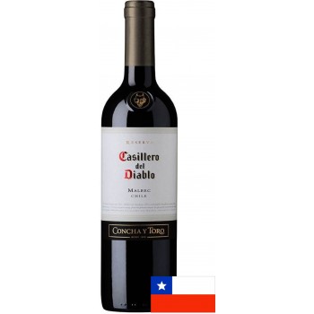 VINHO CHILENO CASILLERO RESERVA MALBEC 750ML