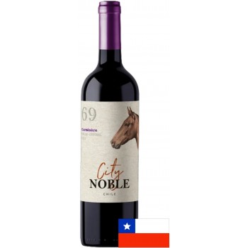 VINHO CHILENO CITY NOBLE CARMENERE 750ML