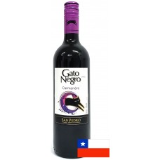 VINHO CHILENO GATO NEGRO CARMENÈRE 750ML