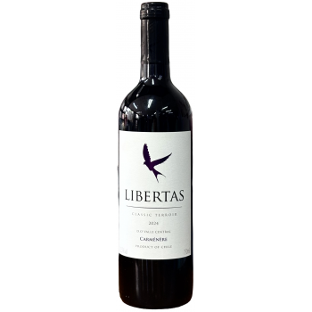 VINHO CHILENO LIBERTAS CARMENERE 750 ML