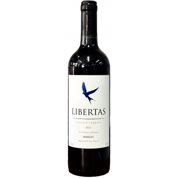 VINHO CHILENO LIBERTAS MERLOT 750 ML