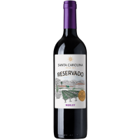 VINHO CHILENO SANTA CAROLINA MERLOT 750ML