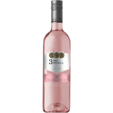 VINHO CHILENO TRES MEDALLAS ROSÉ 750ML