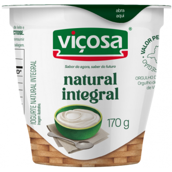 IOGURTE VIÇOSA NATURAL INTEGRAL 170G