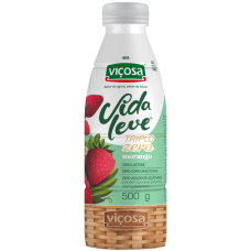 IOGURTE VIÇOSA VIDA LEVE TRIPLO ZERO MORANGO 500G