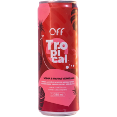 VODKA OFF TROPICAL FRUTAS VERMELHAS 355ML