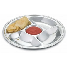PETISQUEIRA 5 COMPARTIMENTOS INOX 35 CM YANGZI