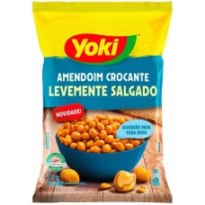 AMENDOIM YOKI CROCANTE LEVEMENTE SALGADO 500G