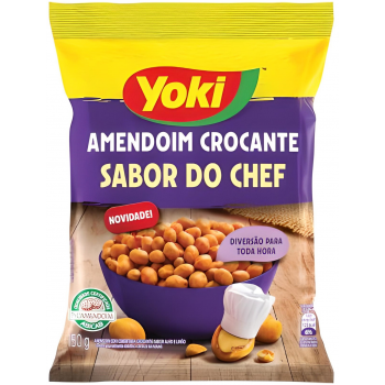 AMENDOIM YOKI CROCANTE SABOR DO CHEF 150 GR