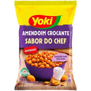 AMENDOIM YOKI CROCANTE SABOR DO CHEF 500 GR