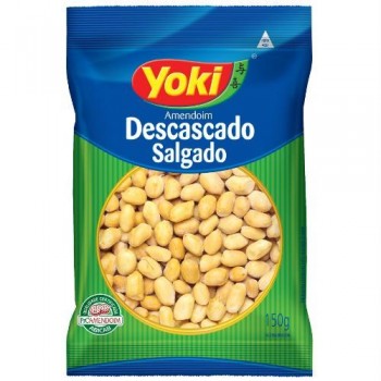 AMENDOIM YOKI DESCASCADO SALGADO 110G