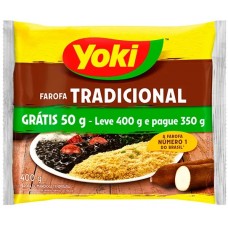 FAROFA PRONTA YOKI MANDIOCA TRAD. LV400G PG350G