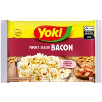 PIPOCA MICROONDAS YOKI BACON 100 GR