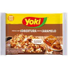 PIPOCA MICROONDAS YOKI CARAMELO 160 GR