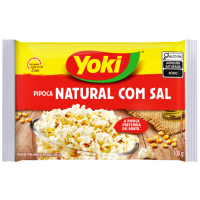 PIPOCA MICROONDAS YOKI NATURAL 100 GR